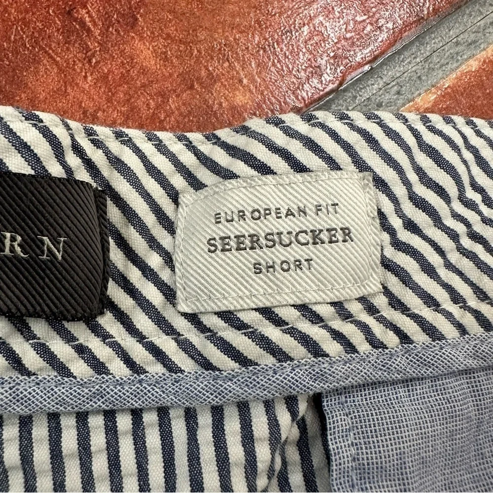 J. Hilburn Seersucker Shorts